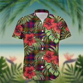 Carnegie Tartan Hawaiian Shirt Hibiscus, Coconut, Parrot, Pineapple - Tropical Garden Shirt